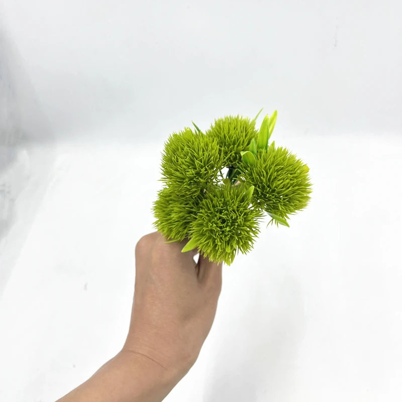 5/10PCS Artificial Dandelion Flower Bouquet Bulk – Plastic Faux Vase Arrangement