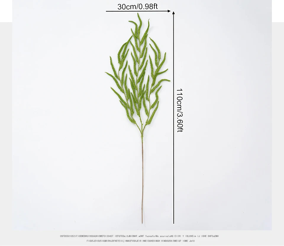 Artificial Green Foxtail Vine – Hanging DIY Floral Grass