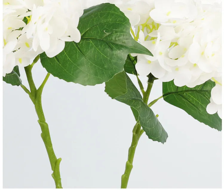 Real Touch Artificial Hydrangea Flowers Bulk – Large Latex Hydrangea Branches
