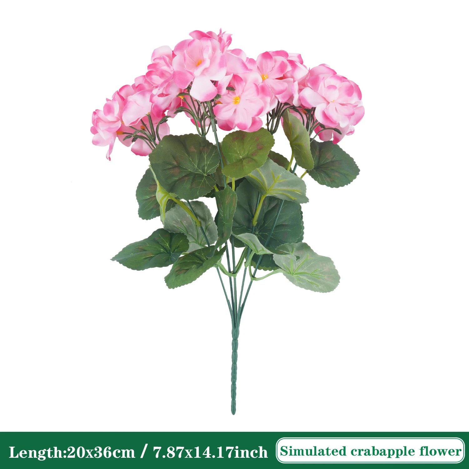 Artificial Begonia Silk Bouquet Bulk – 4/6Pcs