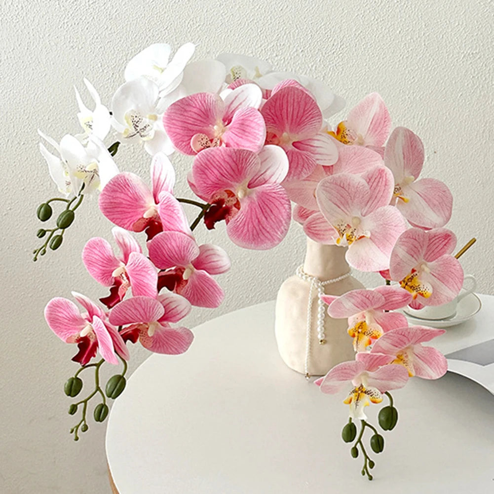 Artificial Phalaenopsis Orchid Stem – 98cm Long Faux Orchid