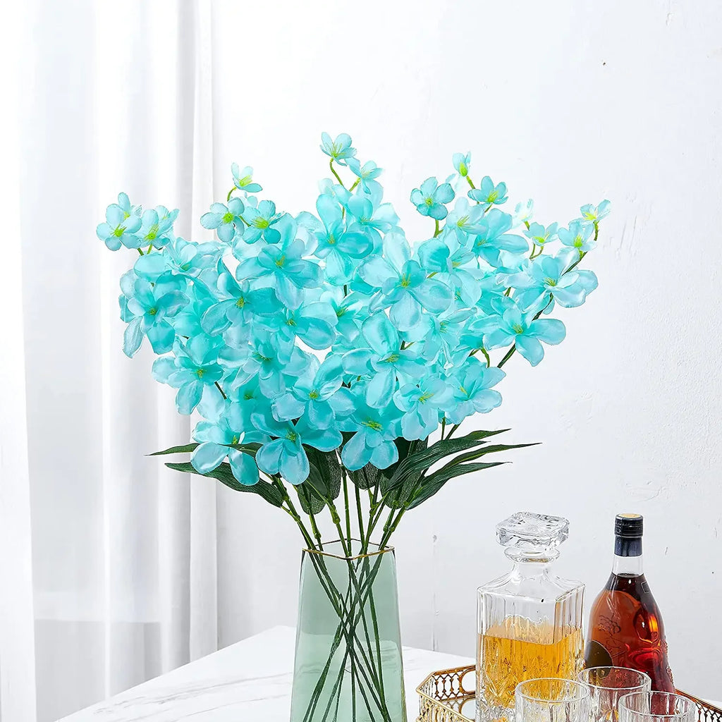 10PCS Artificial Orchid Stems Bulk – Butterfly Orchid Long Stem Faux Flowers
