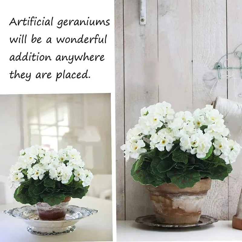 Artificial Begonia Flower Plant Bulk- Outdoor