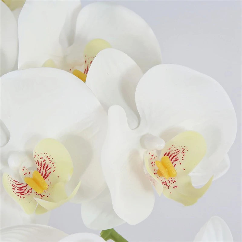 Artificial Butterfly Orchid Stem – 9-Head 98cm Faux Moth Orchid Branch