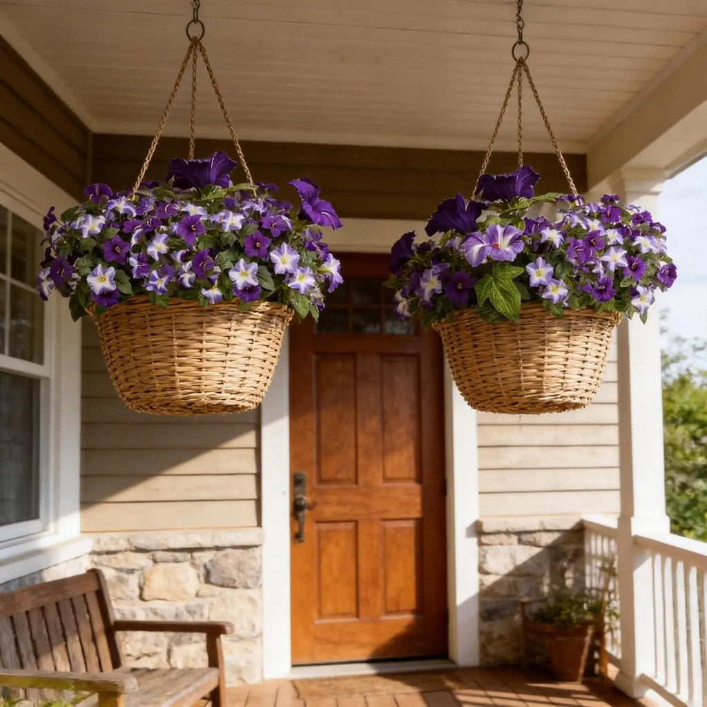 Artificial Petunia Flowers UV Resistant – Outdoor Silk Flower Bouquets