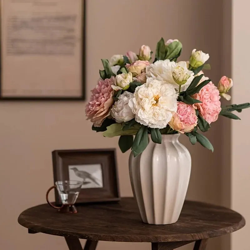 Artificial Peony Heads Bulk – Artificial Peony Flower Stem