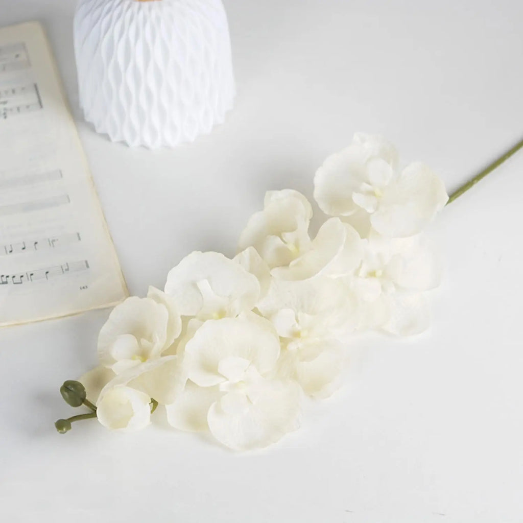 Artificial Butterfly Orchid Flower Branch – Silk