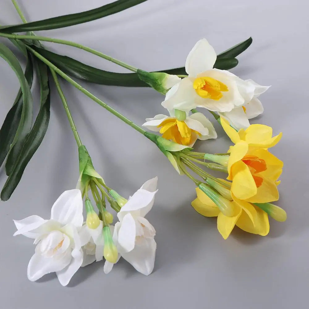 Real Touch Artificial Daffodil Bouquet – Silk Narcissus