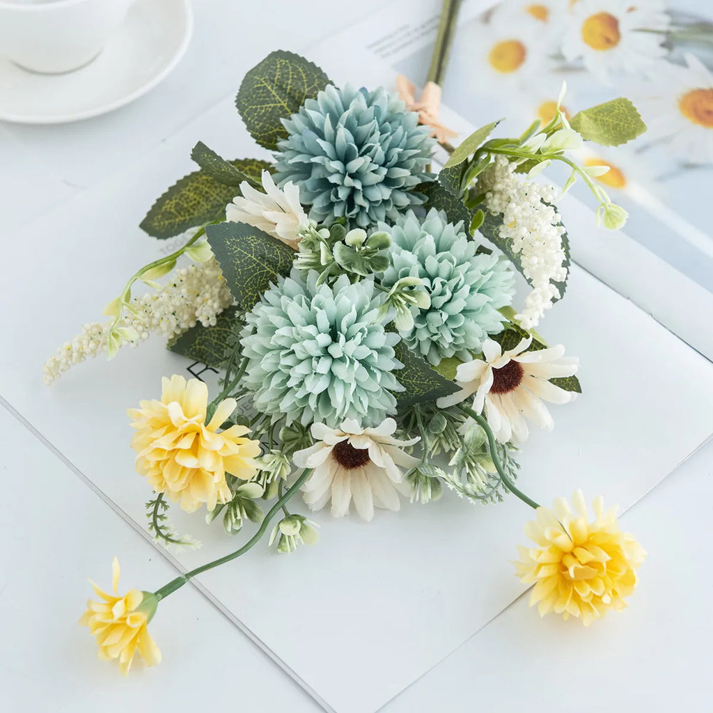 Artificial Chrysanthemum Bubble Bouquet