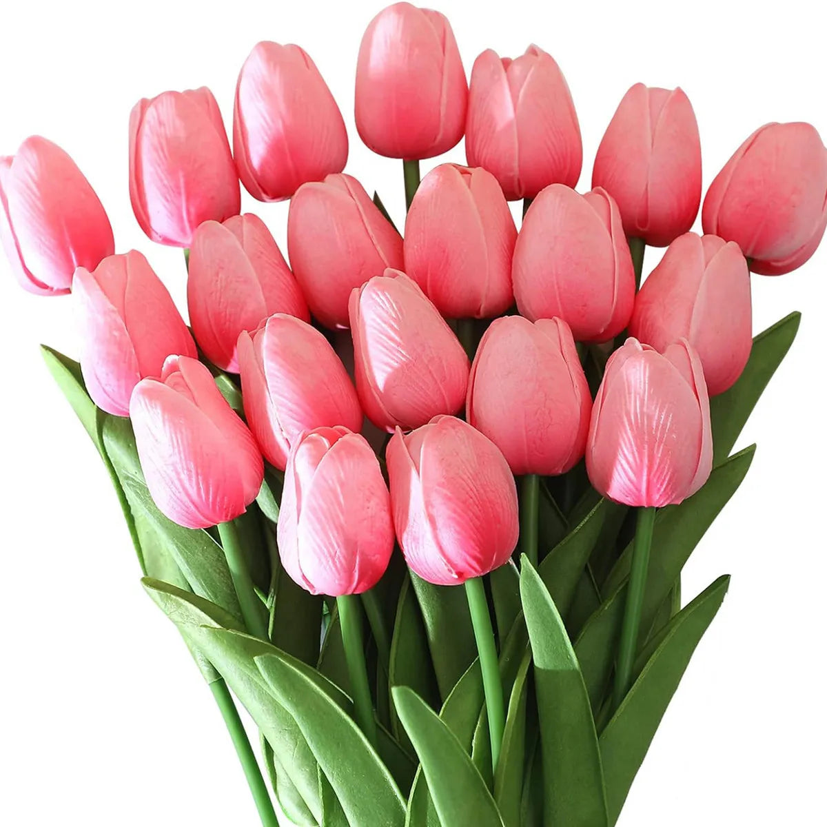 Real Touch Artificial Tulip Flowers Bulk (10/30pcs) – Premium Latex Faux Tulips