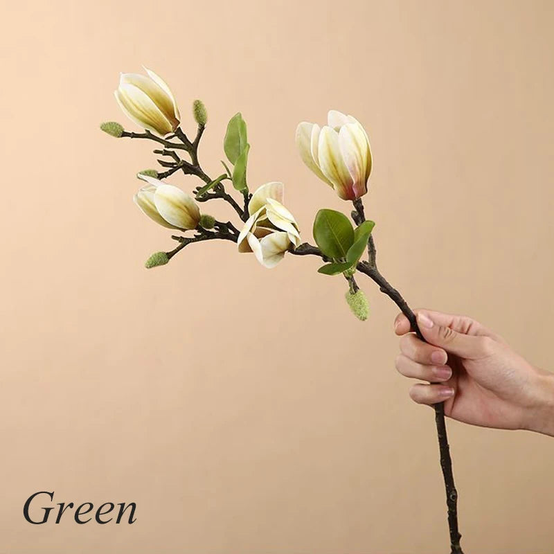 Artificial Magnolia Branch – Silk Artificial Flower Stems