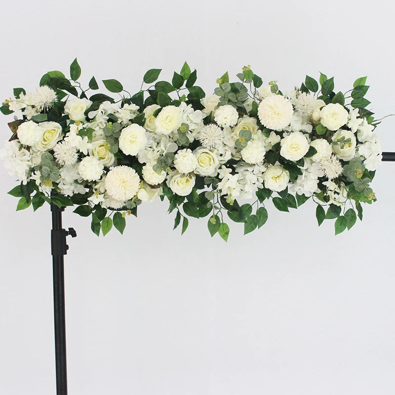 DIY Wedding Flower Wall Backdrop Bulk – Peony Rose Silk Floral Arch Row 50/100cm