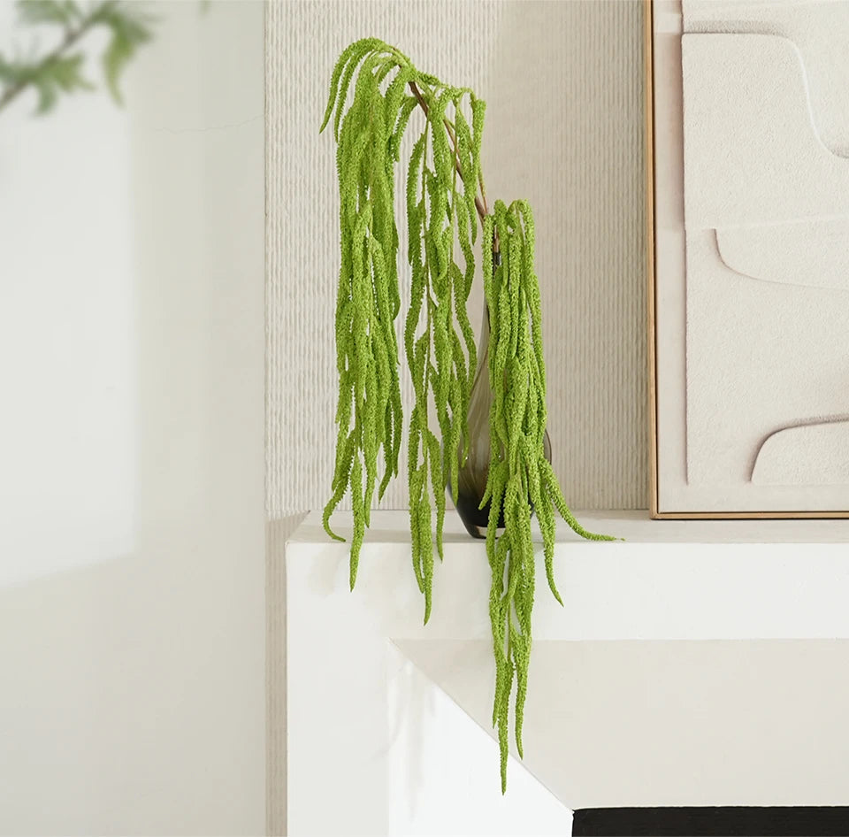 Artificial Green Foxtail Vine – Hanging DIY Floral Grass