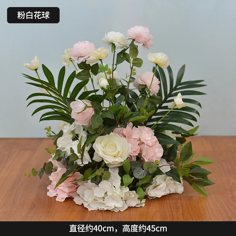 Artificial Rose Flower Ball Bulk – Silk Classic Wedding Decor