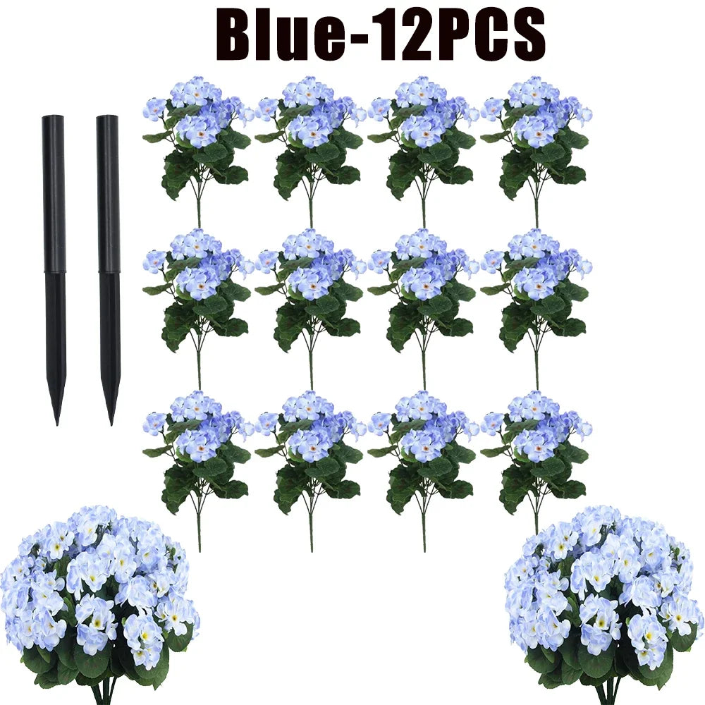Fake Begonia Flower Plants Bulk – Artificial
