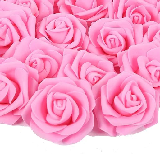 10/20/50PCS Artificial Foam Rose Flowers Bulk – PE Faux Rose Heads