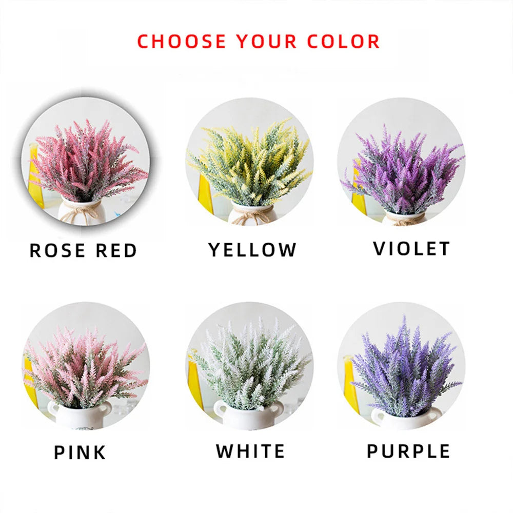 Artificial Lavender Bunch Bulk – Realistic Faux Lavender Stems