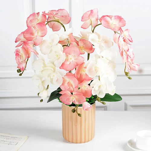 Artificial Butterfly Orchid Flower Branch – Silk