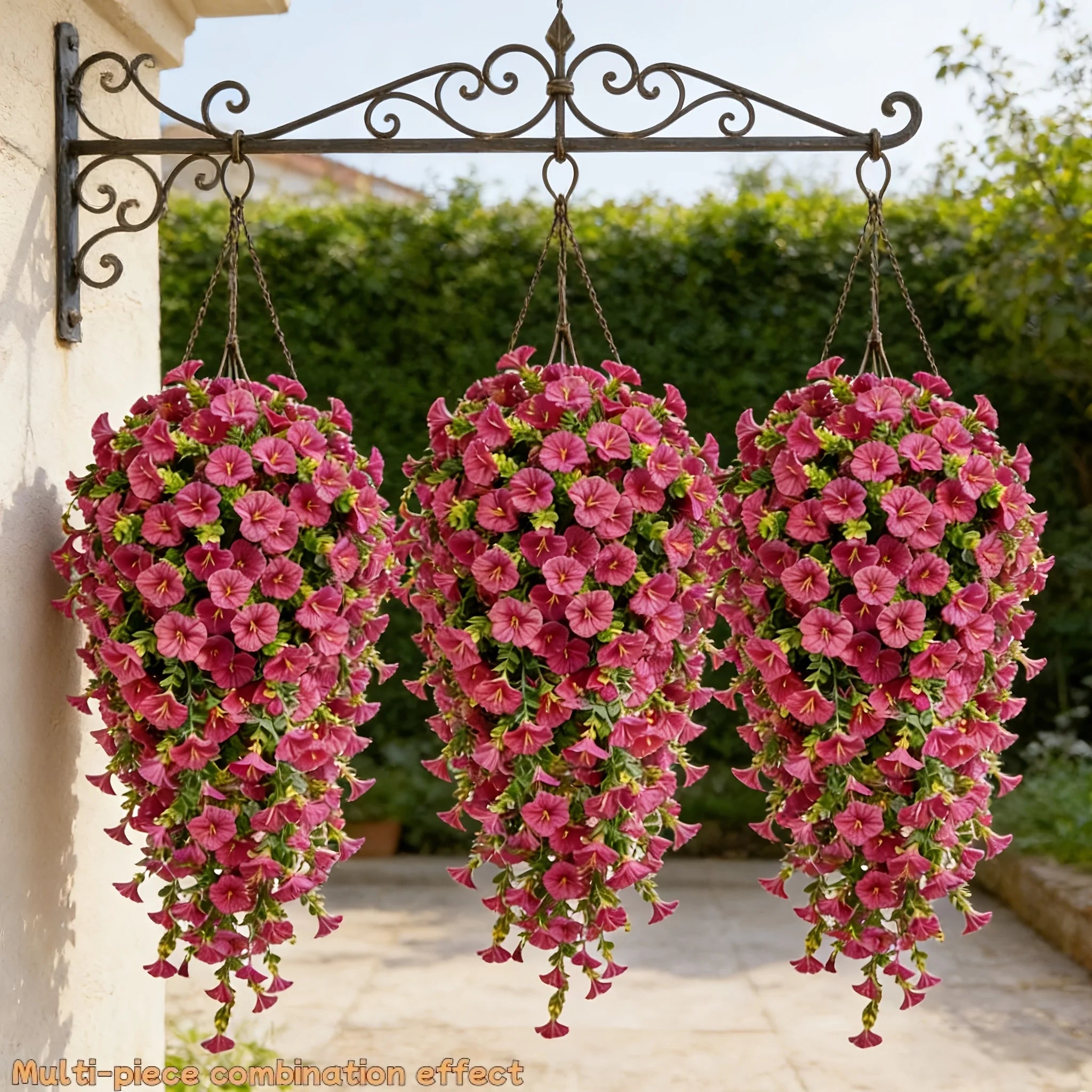 UV-Resistant Artificial Morning Glory Vines