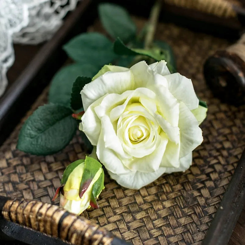 Bulk Artificial Big Silk Rose Stem