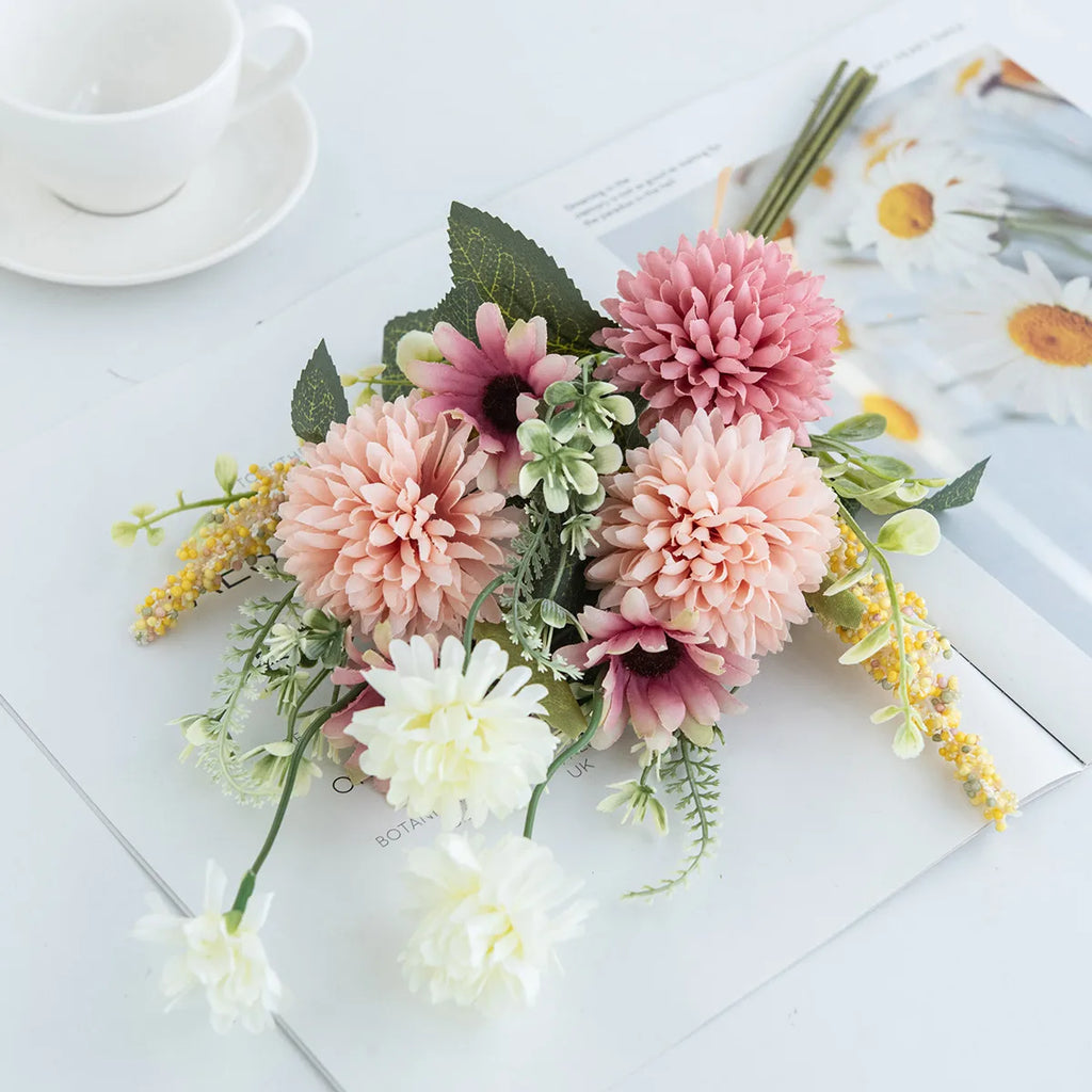 Artificial Chrysanthemum Bubble Bouquet