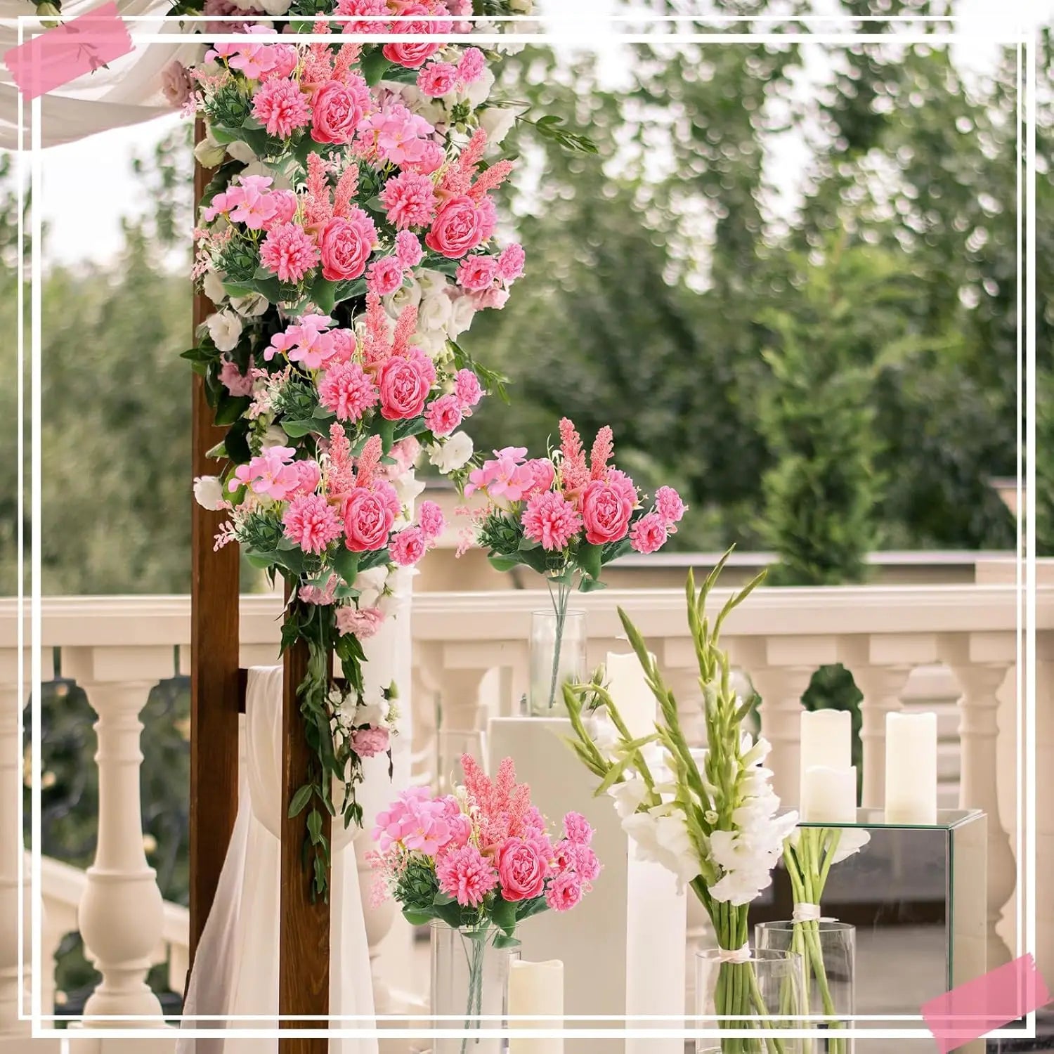 Artificial Peony Bouquet Bulk – Simulated Faux Peony Flower
