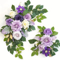 Artificial Rose Wedding Arch Flowers  (2PCS) – Silk Floral Wedding Arch