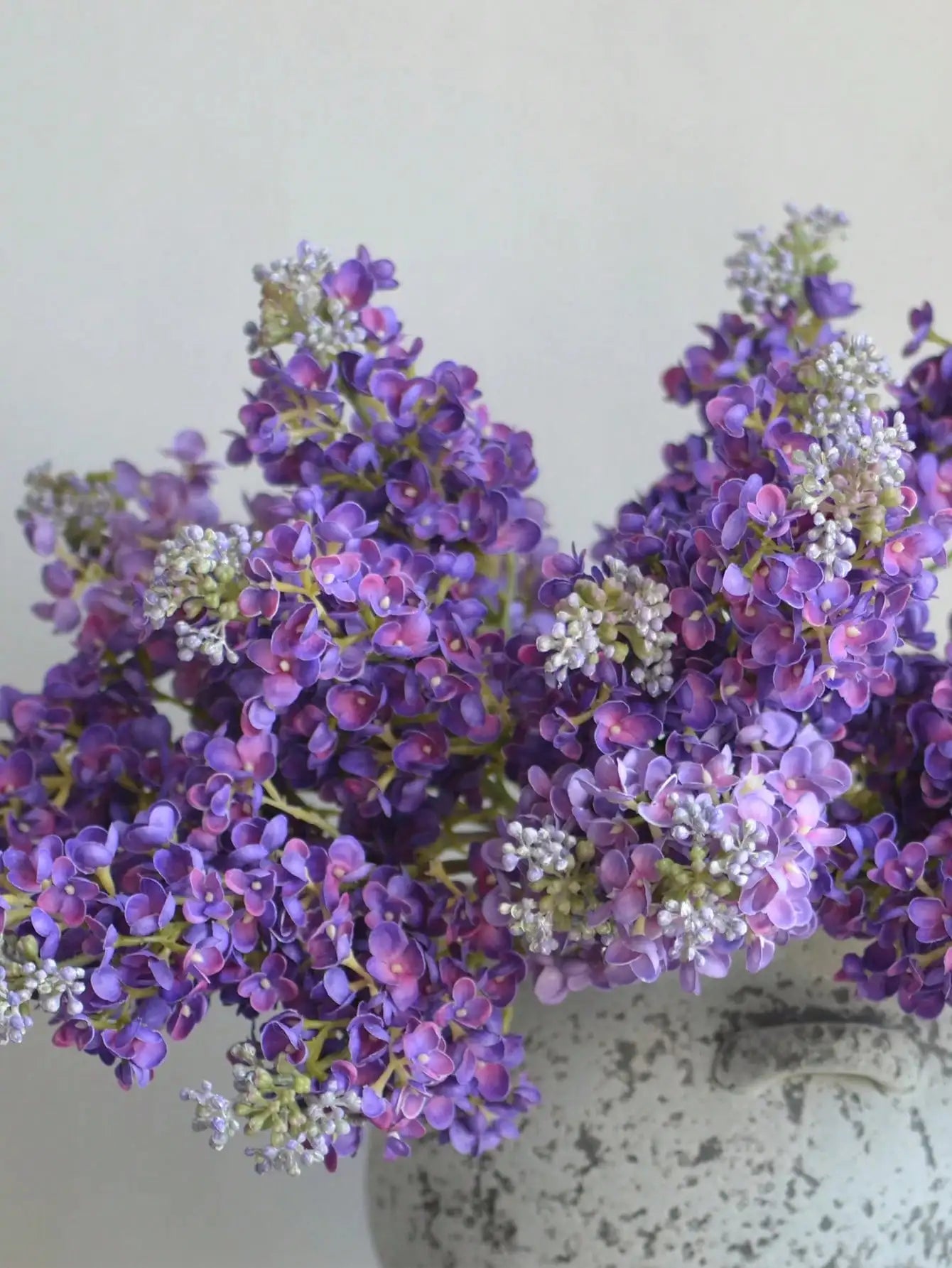 Artificial Purple Lilac Branch – 24.8" Real Touch Flowers