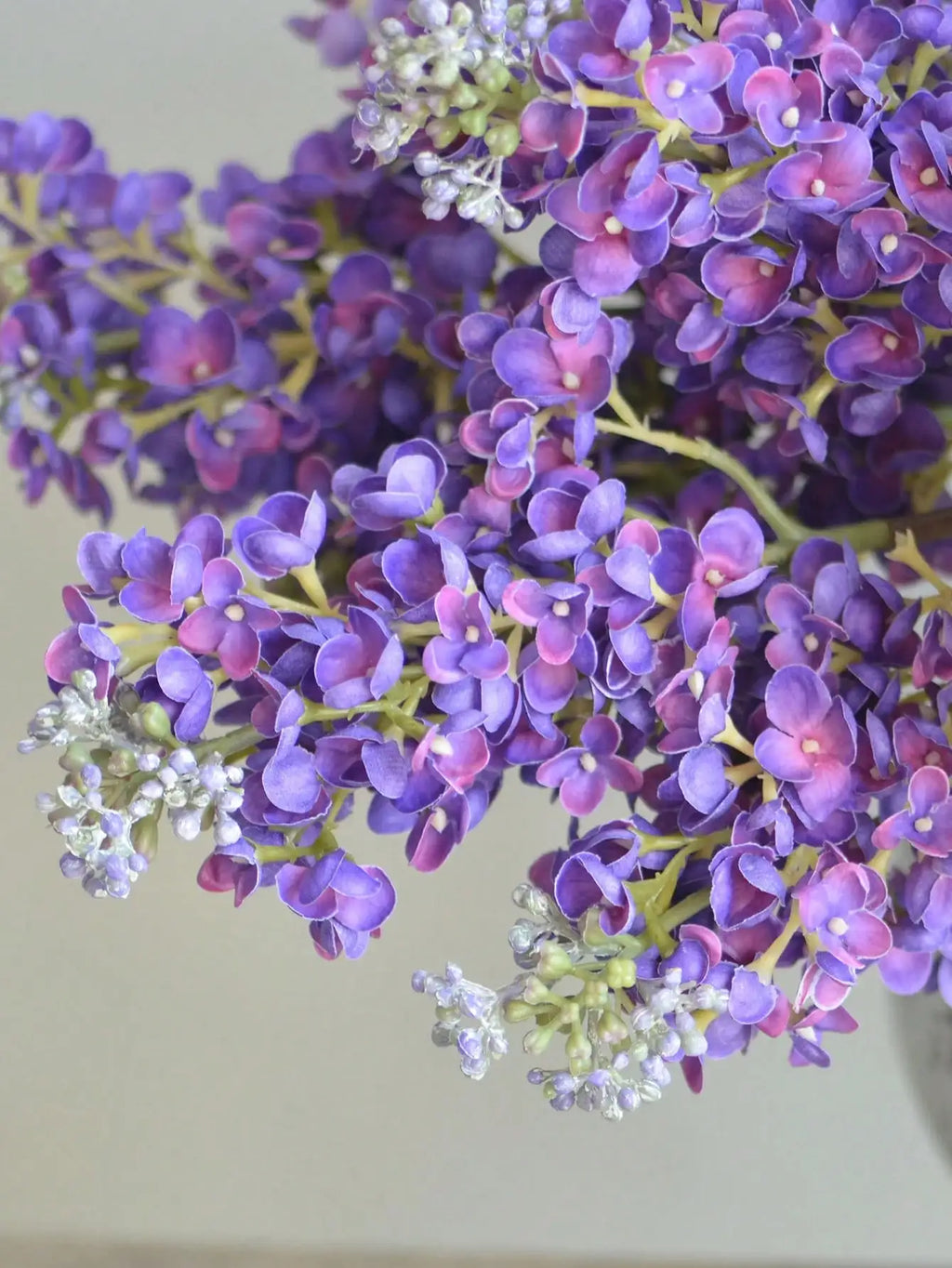Artificial Purple Lilac Branch – 24.8" Real Touch Flowers