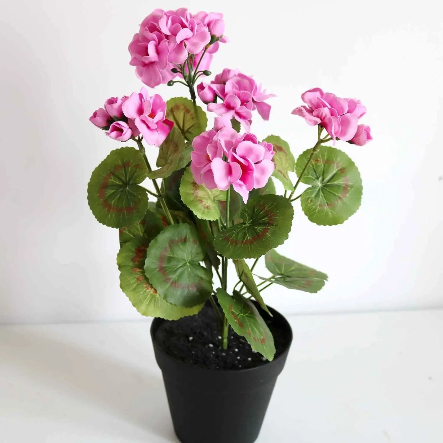 Artificial Geranium Begonia Bulk- Outdoor 4pcs