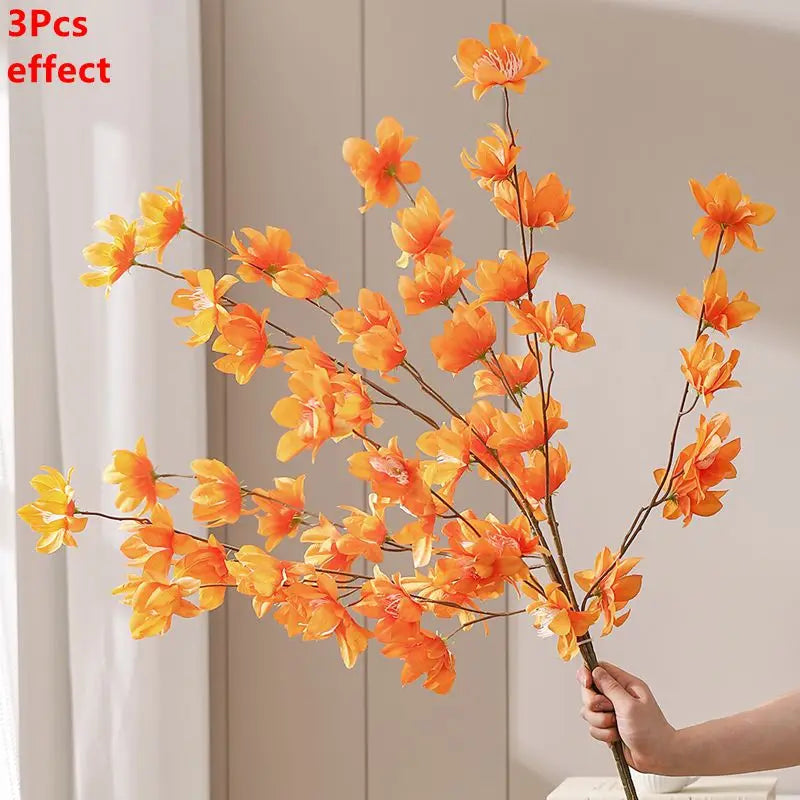 Artificial Sakura Cherry Blossom Bouquet (1/3 PCS) – Silk Cherry Blossom Flowers