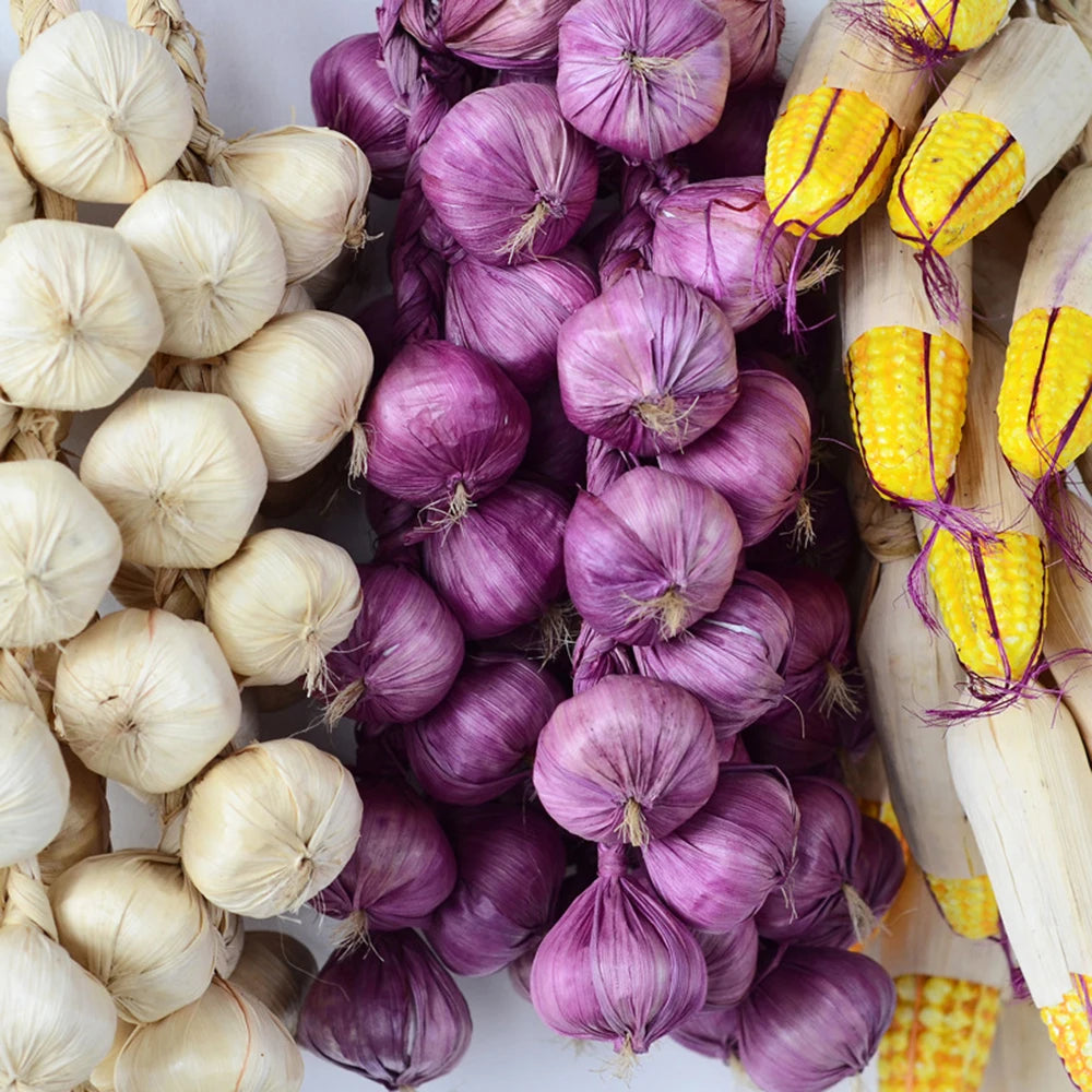 Artificial Onion & Garlic Set Bulk (21PCS) – Foam Vegetable Decor for Home Staging
