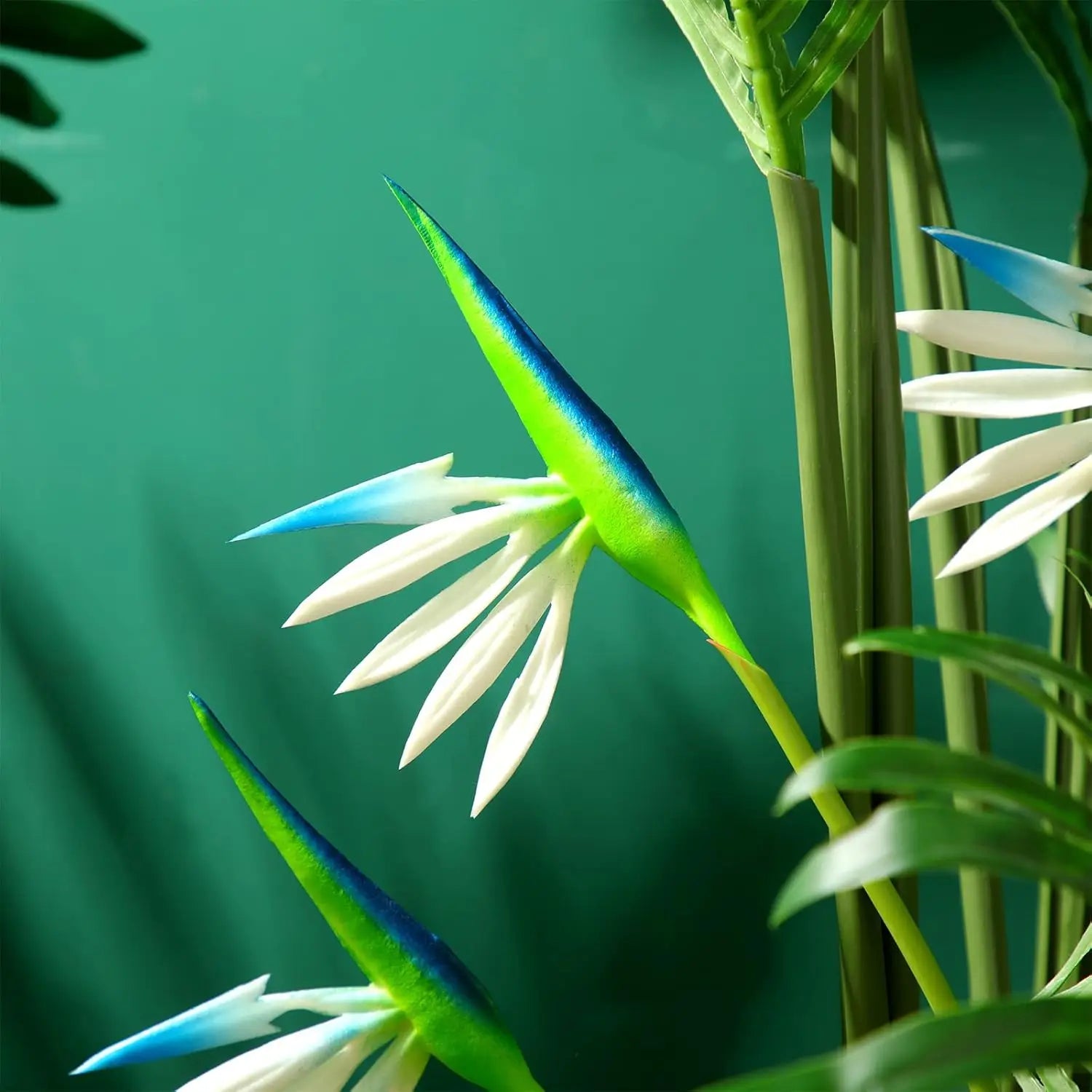 10PCS Artificial Bird of Paradise Flowers Bulk – 22 Inch Faux Strelitzia Stems