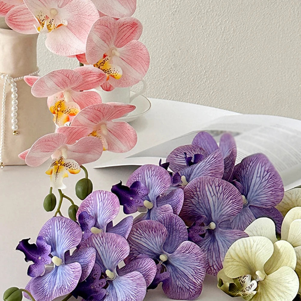 Artificial Phalaenopsis Orchid Stem – 98cm Long Faux Orchid