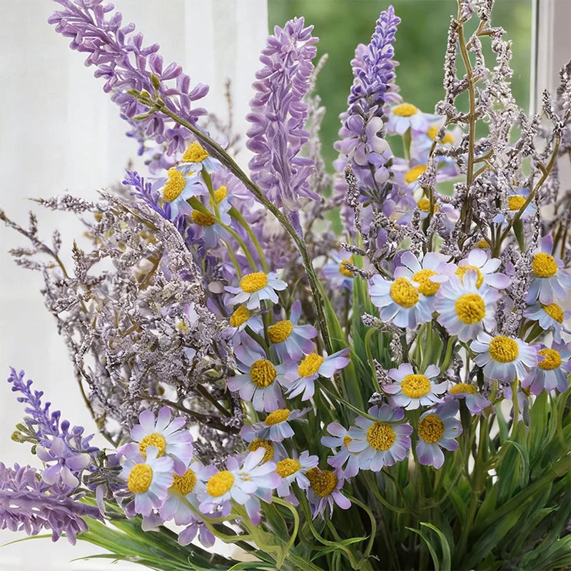 Artificial Lavender Bouquet Purple – Realistic Fake Lavender Flowers
