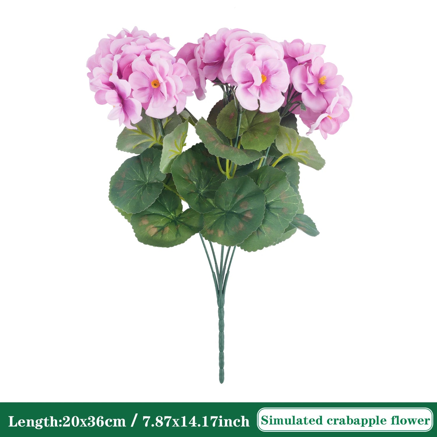 Artificial Begonia Silk Bouquet Bulk – 4/6Pcs