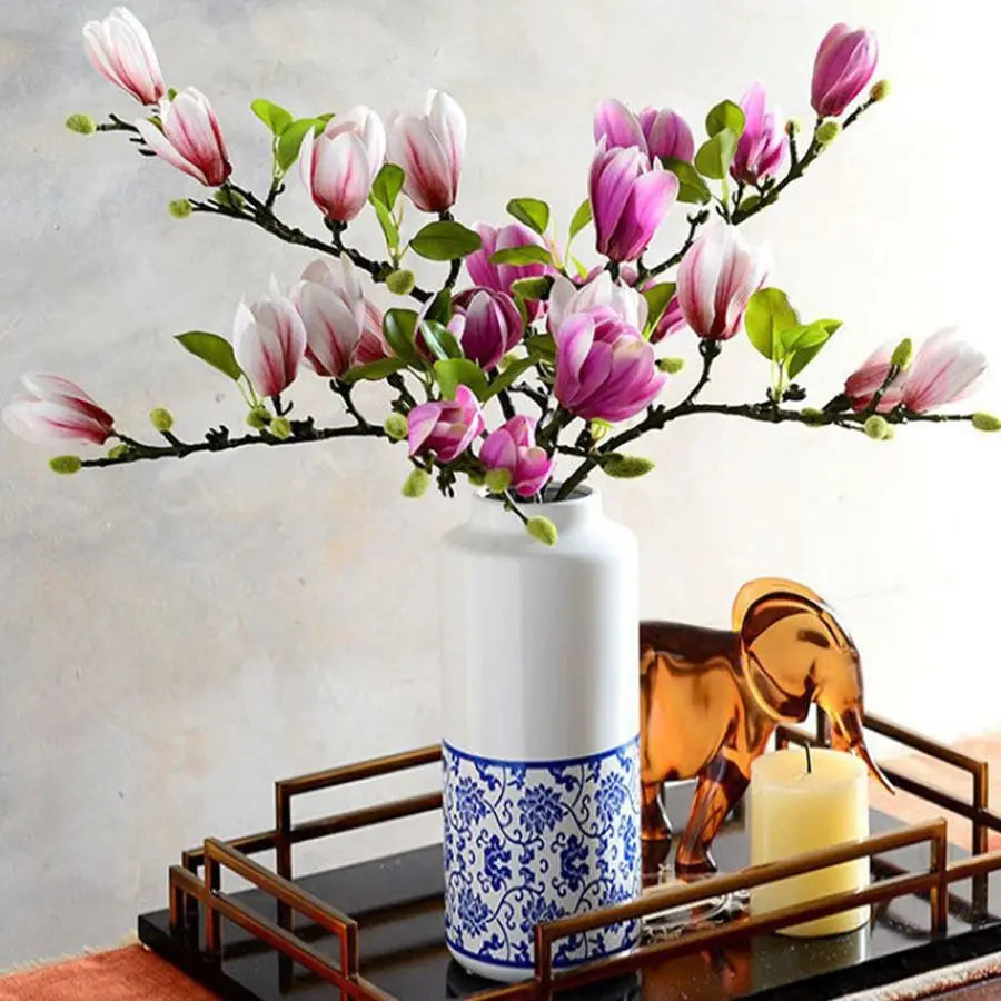 Artificial Magnolia Branch Stem