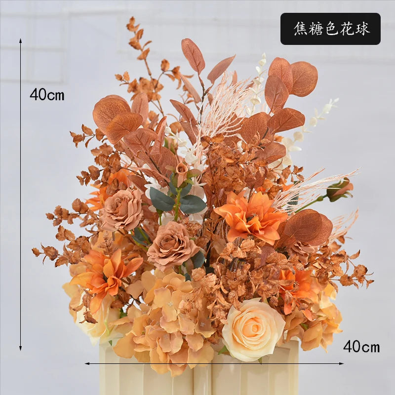 Artificial Rose Flower Ball Bulk – Silk Classic Wedding Decor