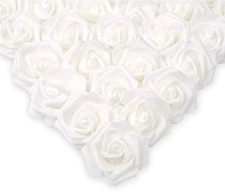 10/20/50PCS Artificial Foam Rose Flowers Bulk – PE Faux Rose Heads