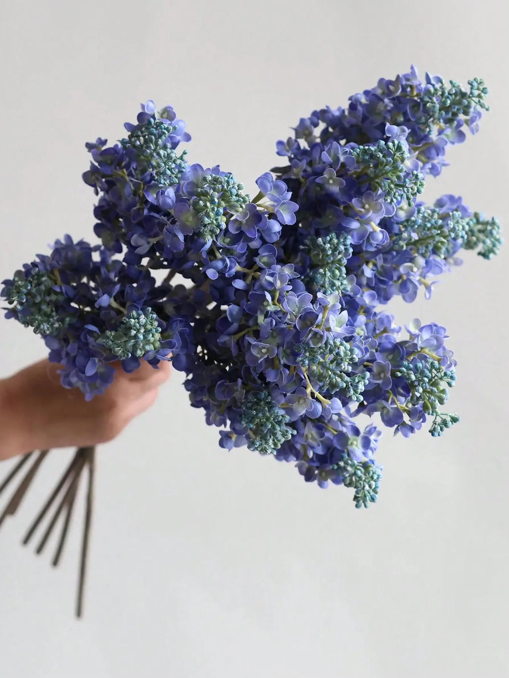 Artificial Purple Lilac Branch – 24.8" Real Touch Flowers