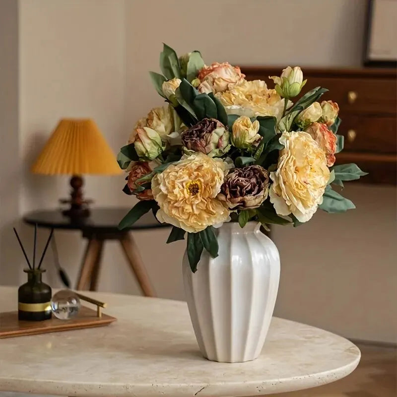 Artificial Peony Heads Bulk – Artificial Peony Flower Stem