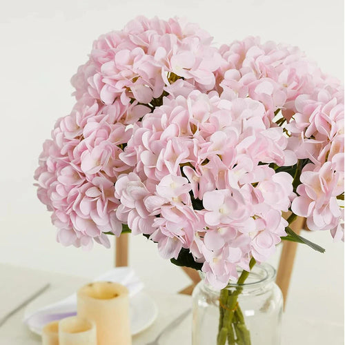 10PCS Artificial Hydrangea Flowers Bouquet – Silk Bulk Artificial Hydrangea Stems