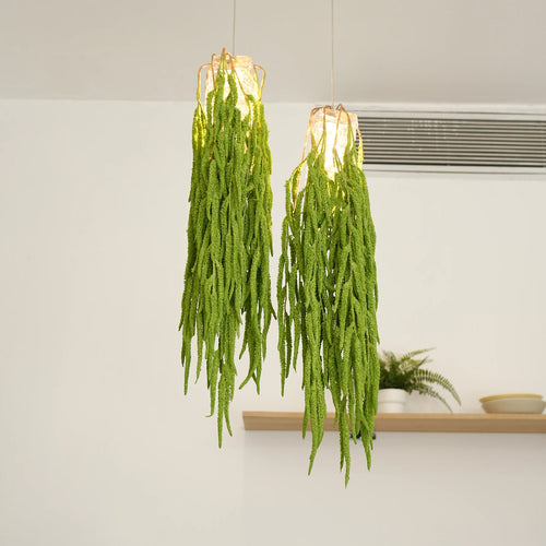 Artificial Green Foxtail Vine – Hanging DIY Floral Grass