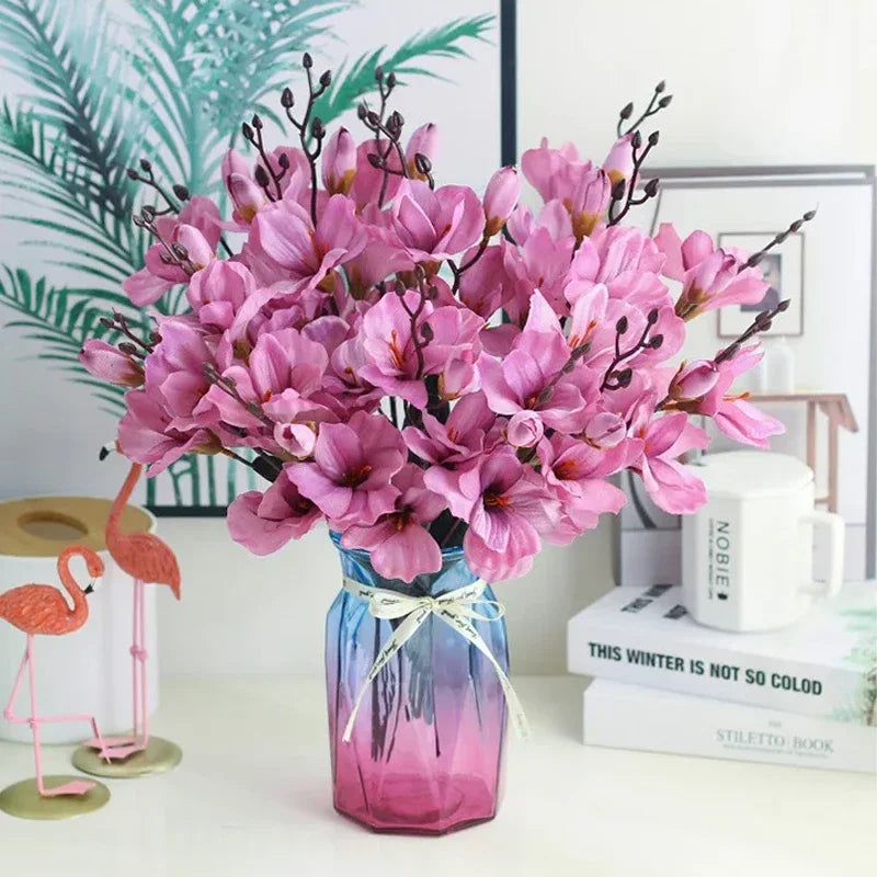 Artificial Magnolia Bouquet – Silk Bridal Wedding Flowers
