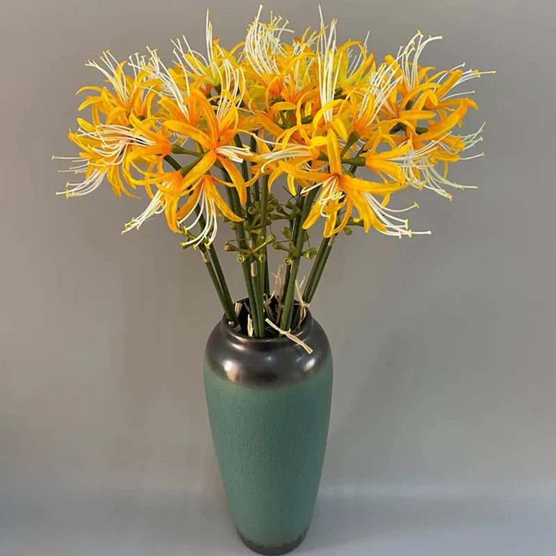 Artificial Higan Flower Long Branch Bulk – Silk Lycoris Orchid Stem