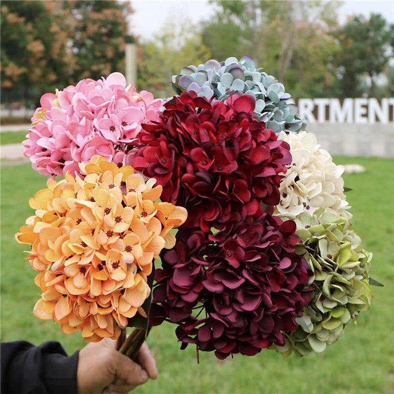 Bulk Artificial Hydrangea Flowers