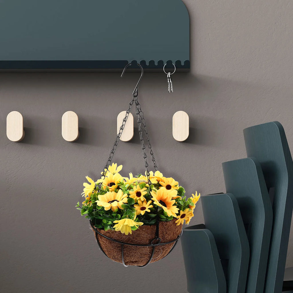 Sunflower Hanging Basket – Outdoor Garden Decor