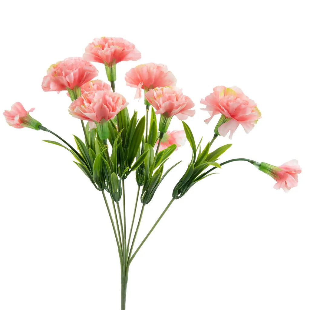 Artificial Red Geranium & Azalea Flower Bush – UV Resistant Silk Faux Outdoor Plants for Garden, Home Decor, Wedding & Event Decoration