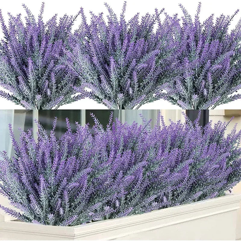 Artificial Purple Lavender Flowers – Fake Lavender Stems