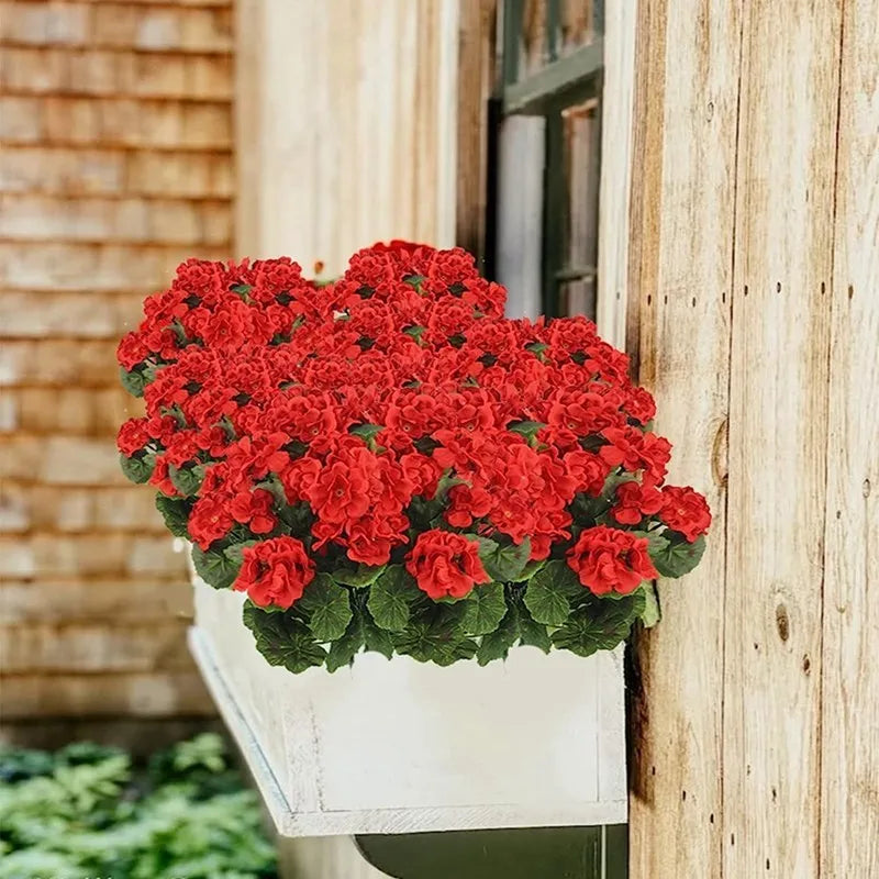 Artificial Begonia Flower Plant Bulk- Outdoor